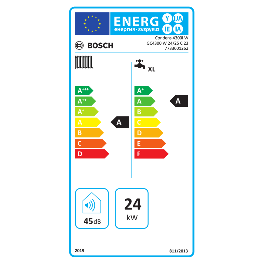 Caldera De Gas Bosch Condens 4300i W 24/25